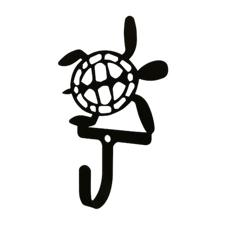 Village Wrought Iron Village Wrought Iron WH-285-S Turtle Wall Hook; Small WH-285-S